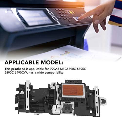 Wakects Druckkopf für Pirnthead Ersatzdruckerteile kompatibel 990A3 MFC5890C 5895C 6490C 6490C 6490CW Drucker, UPVC-Material