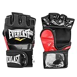 Everlast Herren Mma Grappling Handschuhe Glänzend Schwarz L-XL