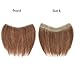 Meiverah Frontal Hairpiece for Men Light Brown Hair Extension Hairline Loss Straight Tape in Human Hair Toppers Replacement Toupee (0.78