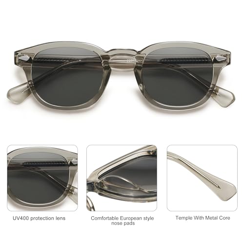 Image of SOJOS Retro Small Round Sunglasses for Men Women Trendy Circle Style UV400 Lenses Unisex Sun Glasses SJ2251