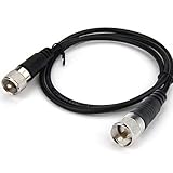 Sin riesgo de obstrucción, después de probar, este cable coaxial RG58 no introduce estática ni interferencias cuando puente el CB al medidor SWR.