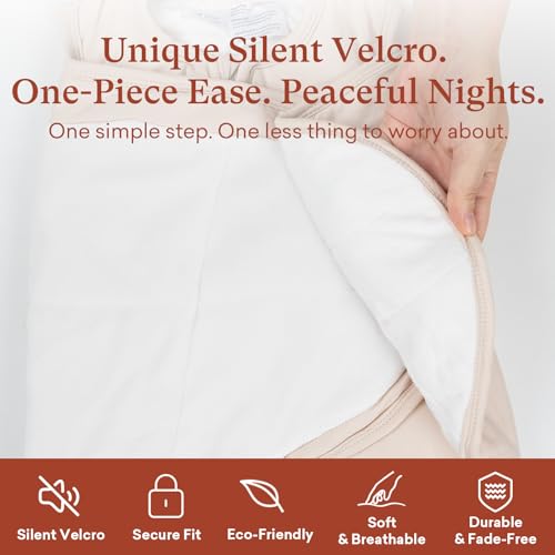 Image of 1.0 TOG Swaddle Sleep Sack, Adjustable Wearable Blanket for Infants and Newborns 3-6 Months, Perfect for New Moms, Small
