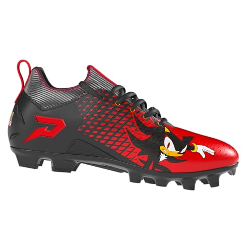 Phenom Elite Shadow The Hedgehog Football Cleats - Quantum Speed 2.0