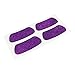 EyeBlack Glitter (6 Pairs or 12 Strips) - Perfect for Soccer, Football, Softball, Baseball and Sporting Events (Purple)