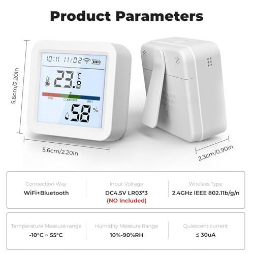 Moniteur de température et d'humidité pour la maison