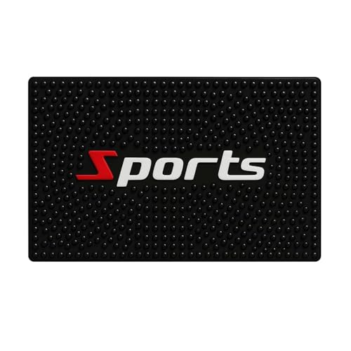 Image of SARTE Car Dashboard Mat, Antiskid Big Size Bubble Design, Silicone Anti-Slip Rubber Pad, Universal Non Slip Car Dashboard Sticky Adhesive Mat for Phones Sunglasses Keys
