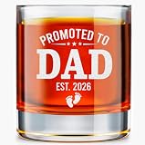 MINIVINE Promoted to Dad Whiskey Glass
