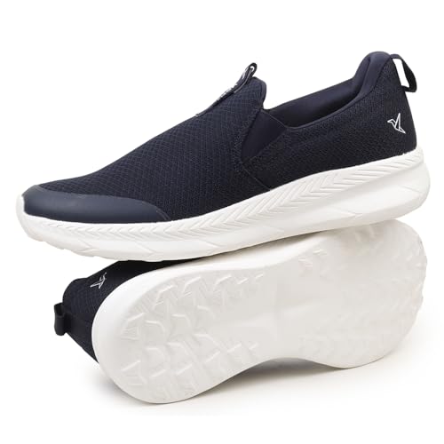 Image of YOHO Men's Walking Shoes with Memory Foam, Lightweight & Cushioned Slip on Sneakers Without Lace for Man|Comfortable & Stylish for Casual Wear Daily Use Walking & Gym SOS104