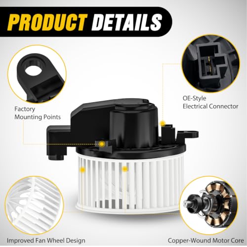 Image of Nilight HVAC Heater Blower Motor for Dodge Grand Caravan 2006-2020