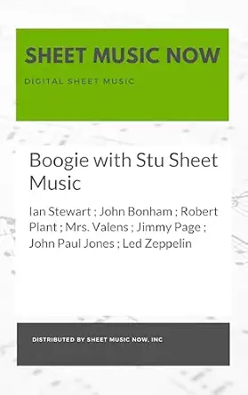 Boogie with Stu Sheet Music book cover