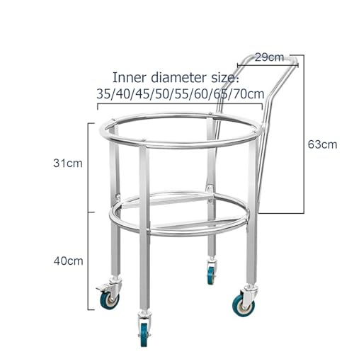 Chariot à tonneau robuste pour déplacer facilement les fûts lourds de 453 kg - 3