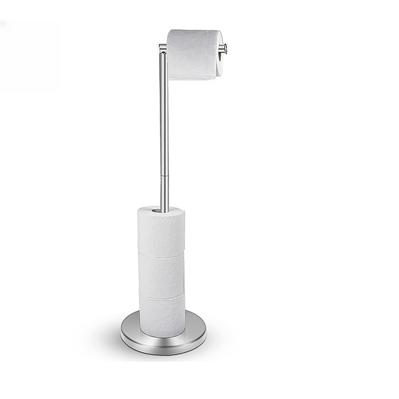 Bathroom toilet paper roll storage with independent toilet paper holder, coated stainless steel toilet paper holder, and simple and practical toilet paper storage dispenser