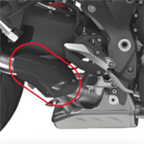 Carenado cubierta escape fibra carbono 3K BMW S1000XR de acabado premium mate 2