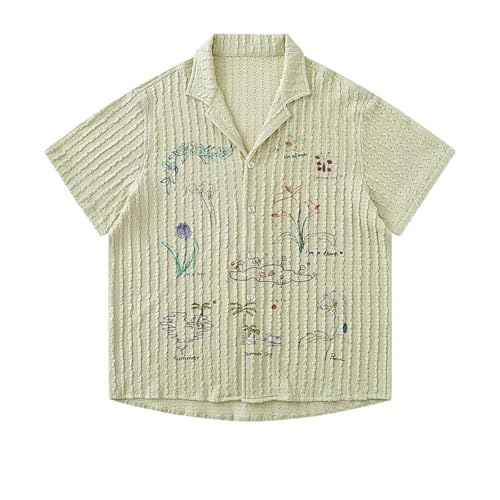 T-Shirt Homme Été Décontracté | Chemise Manches Courtes Large