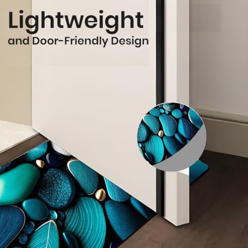 Image of MAXOSHINE PVC Bathroom Mats Anti Slip | Water Absorbent Bath Floor Mat | Quick Dry Anti Skid Bathroom Mats for Home | Door Mat for Wet Area 40x60 CM (Seashell Green)