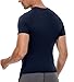 OVIYEGAIN 2 Pack Compression Shirts for Men Short Sleeve Sports Athletic Base Layer Tops Dry Fit Workout Undershirt Yoga Tops