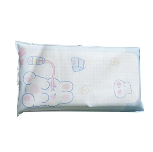 Fictory Almohada de agua refrescante de verano para siestas de estudiantes, diseño de dibujos animados, gel de cristal de hielo, cómoda y reutilizable