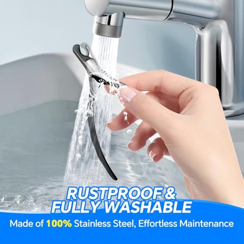 NewBinn Cortaúñas de acero inoxidable para perros y gatos con lima de uñas, juego profesional de cortaúñas para perros con cuchillas afiladas, herramienta duradera de aseo para mascotas para perros - imagen 4