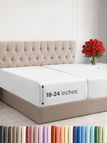 Extra Deep Split King Fitted Sheet CGK Unlimited