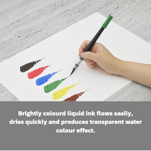 Image of Pentel ARTS XGFL COLOUR BRUSH-GREEN
