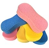 6 Pack Car Wash Sponges,Macroporous and High Density Large Sponge, All-Purpose Extra Thick Foam Cleaning Kit, Ideal Washing Sponges for Kitchen, Bathroom & Household