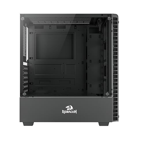Image of Redragon - GC-624 - ATX Gaming PC Case - Tempered Glass Gaming PC Case - Computer with Side Tempered Glass Panel and a Magnetic Dust Filter