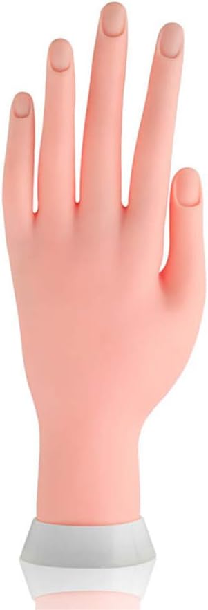 Nail Practice Training Bendable Practice Hand Fake Hand Nail Art Practice Finger Flexible Movable Fake Finger