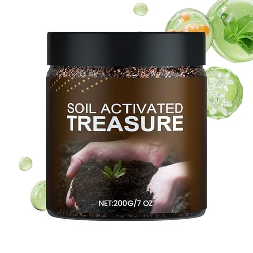 Attivatore del Suolo per Piante - Fertilizzante per Radicamento da Giardino - Attivatore Naturale Del Terreno 200g Per Esterno Giardino Aiuole Rialzate Interno E Prato