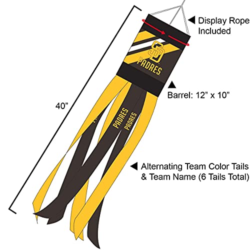 WinCraft San Diego Padres Team Windsock