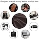 Vicloon Kunstleder selbstklebend,3 Stück Leder Reparatur Patch 19X14cm,Verschleißfest und Kratzfest Leder Patch für Couch Autositz Sofa Möbel Leder Reparatur, Leder Renovierung（Dunkelbraun