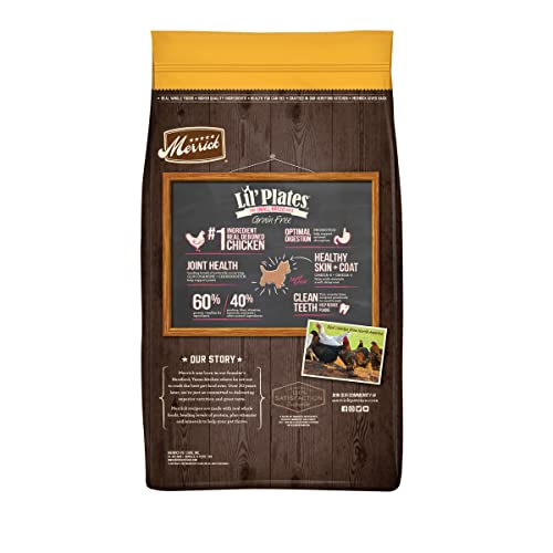 Merrick Lil Plates Grain Free Small Breed Recipe, 4-Pound, Chicken #TOP4