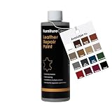 REPARA RAYAS, DESGASTE Y PÉRDIDA DE COLOR: La pintura y tinte reparador de cuero viene en una gama de 16 colores populares y es ideal para retocar áreas con daño en el color.