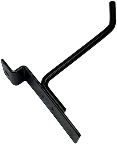 Miniatura 3 de Ganchos de pared de 4 pulgadas, color negro, para colgar y colgar en el panel de exhibición de ganchos de metal