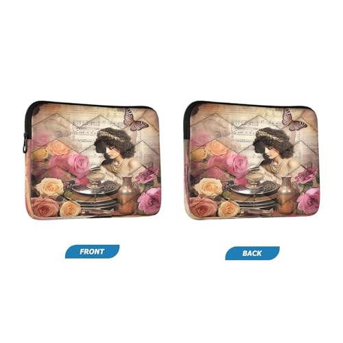 Funda Vintage para Laptop 13-14 pulgadas, Impermeable miniatura 2
