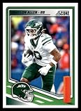 2025 SCORE #273 BRAELON ALLEN NEW YORK JETS FOOTBALL OFFICIAL TRADING CARD OF NFL