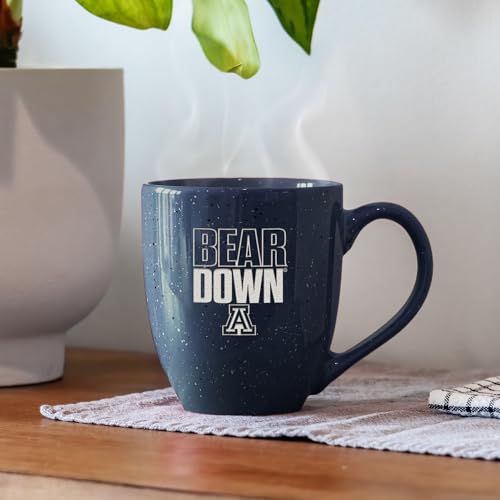 Rico Industries NCAA Arizona Wildcats "Bear Down" 16 oz Team Color Laser Engraved Speckled Ceramic Coffee Mug by Rico Industries - Image 2