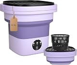 Washing Machine 6.5L Portable Washers Mini Washing Machine & Spin Basket