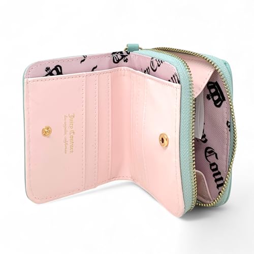 Juicy Couture Women's Square Zip Around Wallet with Wristlet Strap3