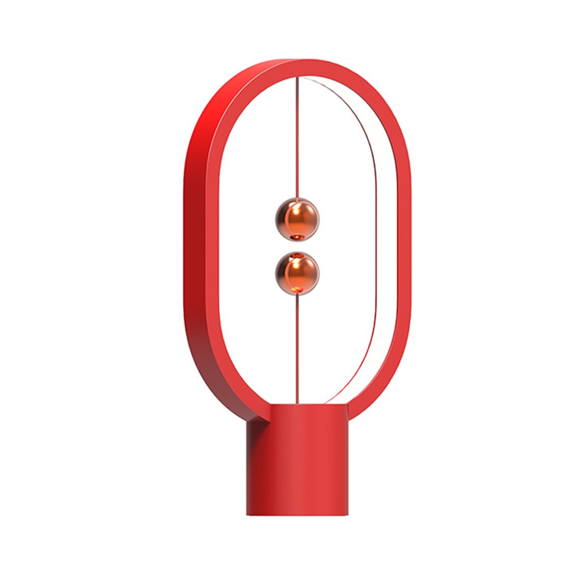 BABLOOM Magnetic Lamp - USB-Powered LED Table Lamp with Floating Design - Perfect for Home, Office, Dormitory, Hotel and Living Room(RED) — image 1