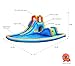 Bounceland Inflatable Cascade Water Slide with Large Pool, Two Water Slides, Water Sprayer for Splashing, UL Strong Blower Included, 16.5 ft x 16.5 ft x 7 ft H, Summer Party Must Have