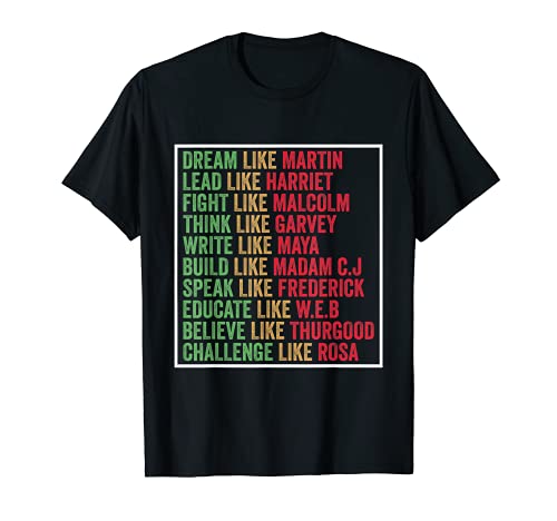 Camiseta Dream Like Martin Camiseta
