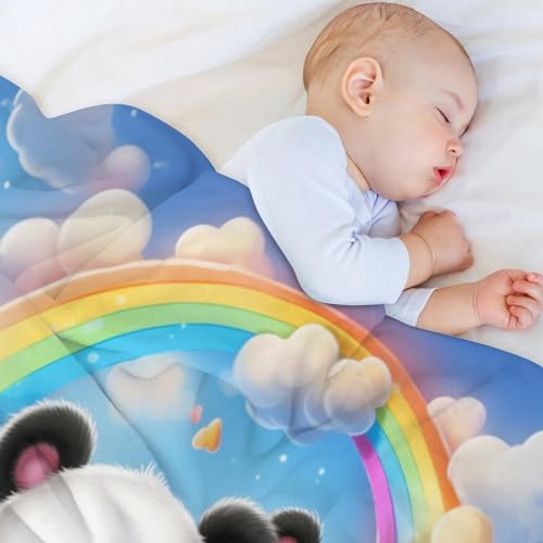 Couverture Panda douce en flannel, le cadeau idéal toutes saisons - 5