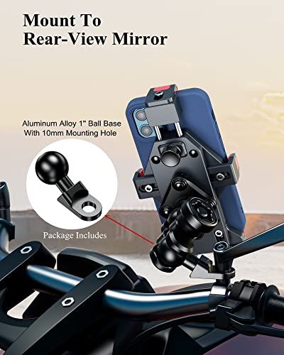 Motorcycle Phone Holder Quad Lock Motorcycle Phone Mount Vbraton