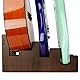 STRICH Holz-Gitarrenständer für mehrere Gitarren, 3-facher Halter, Gepolsterter Multi-Gitarrenständer für Zuhause, Studio, Bühne, L-2E1AW (Für 2 E-Gitarren + 1 Akustikgitarre)