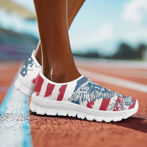 Image of Jeiento Cute Dog Women's Casual Slip On Shoes Loafers Sneakers for Women