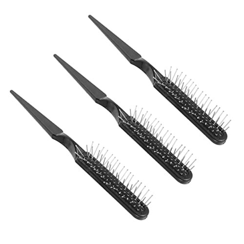 MAGICLULU 3pezzi Spazzole Per Capelli Da Donna Con Punta Coda Pettine Per Styling Massaggiatore Capillare Per Sezionare Lisciare e Volumizzare Capelli Bagnati e Asciutti