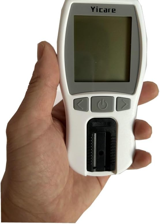 Hemoglobin Meter Hemoglobin Test Meter Hemoglobin Test Kit Analyzer + 75pcs Strips, Blue