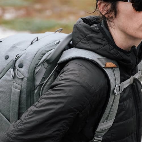 Peak Design Travel Backpack 45L, Sage, Expandable 35-45L Design, Rear and Top Access, Weatherproof Shell, Laptop Sleeve, Ideal for Travel or Everyday Carry, Versatile Backpack for Men and Women - Image 6
