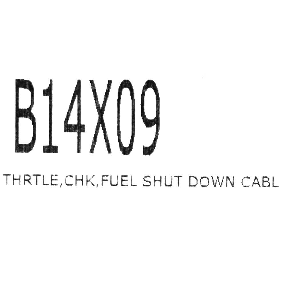 Uflex Boat Utility Cable B14X09 | Throttle Choke Fuel Shut Down 9 Feet