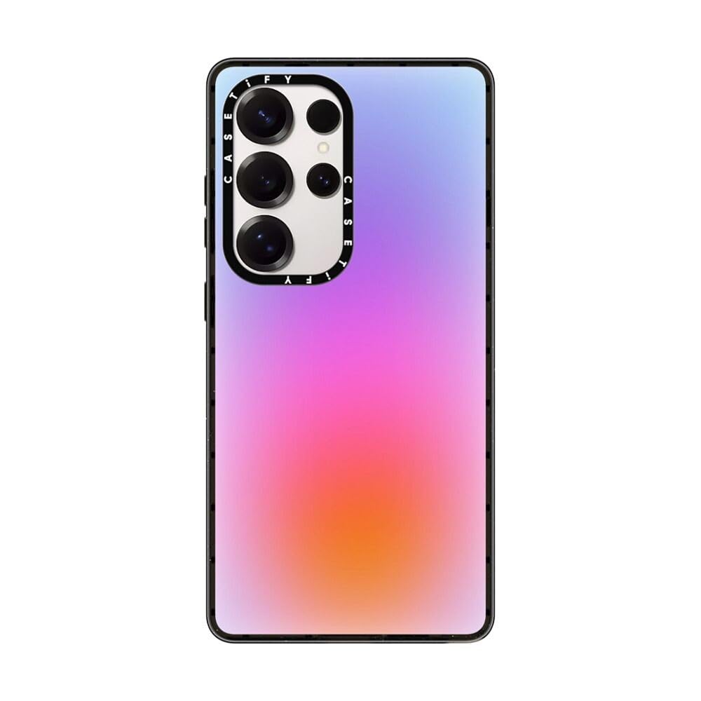 CASETiFY Impact Magnetic Galaxy S25 Ultra Case [Compatible with Magsafe] - Color Cloud - Clear Black